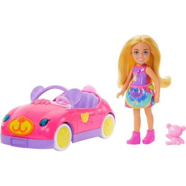 barbie chelsea pop met roze auto 01 pop auto en accessoires