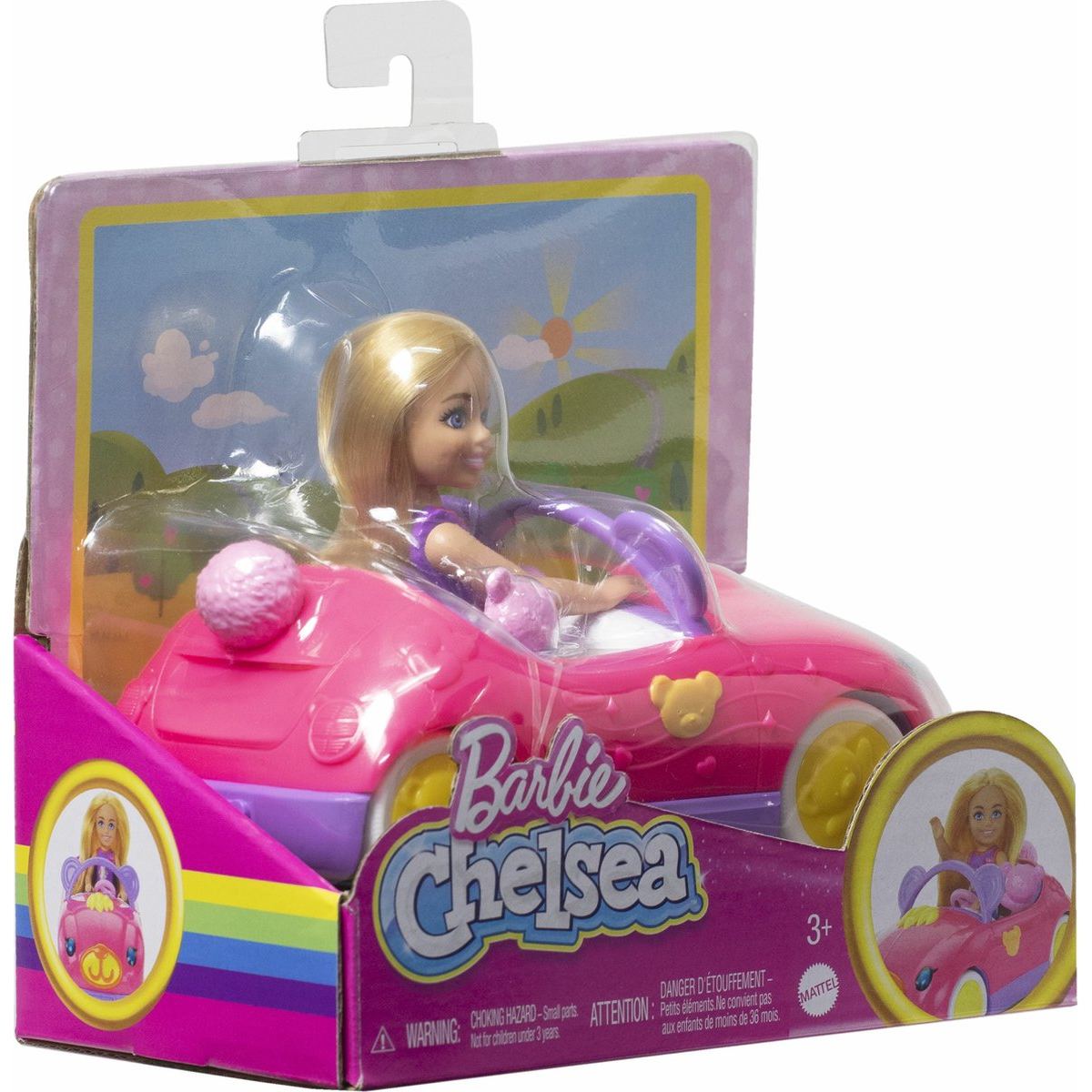 barbie chelsea pop met roze auto 04 verpakking schuin