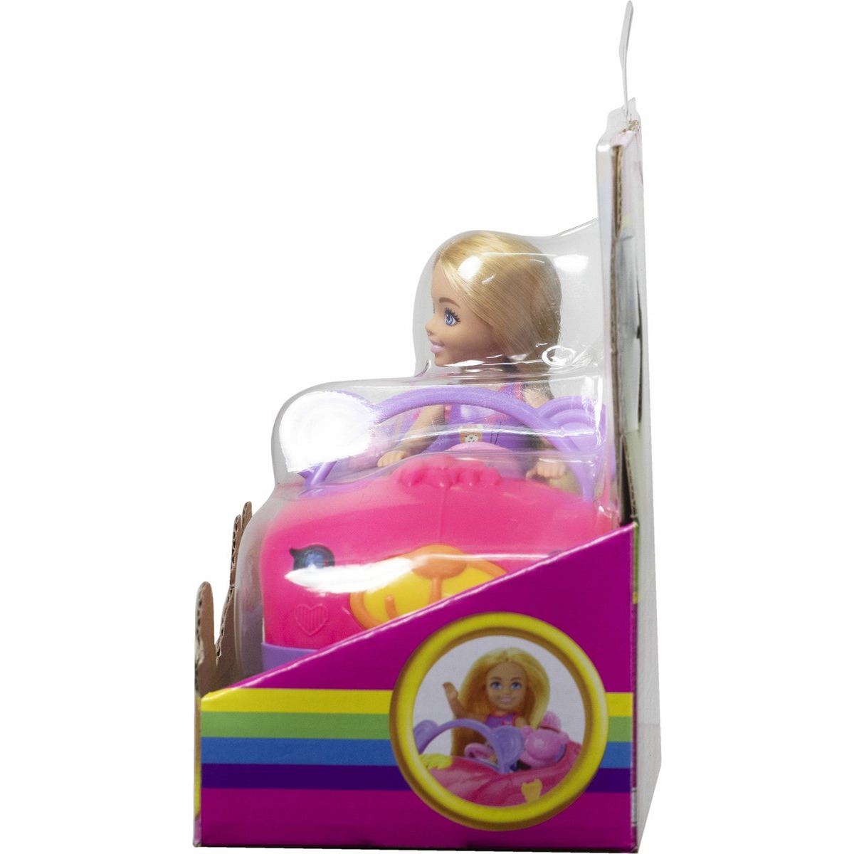 barbie chelsea pop met roze auto 08 verpakking zijkant