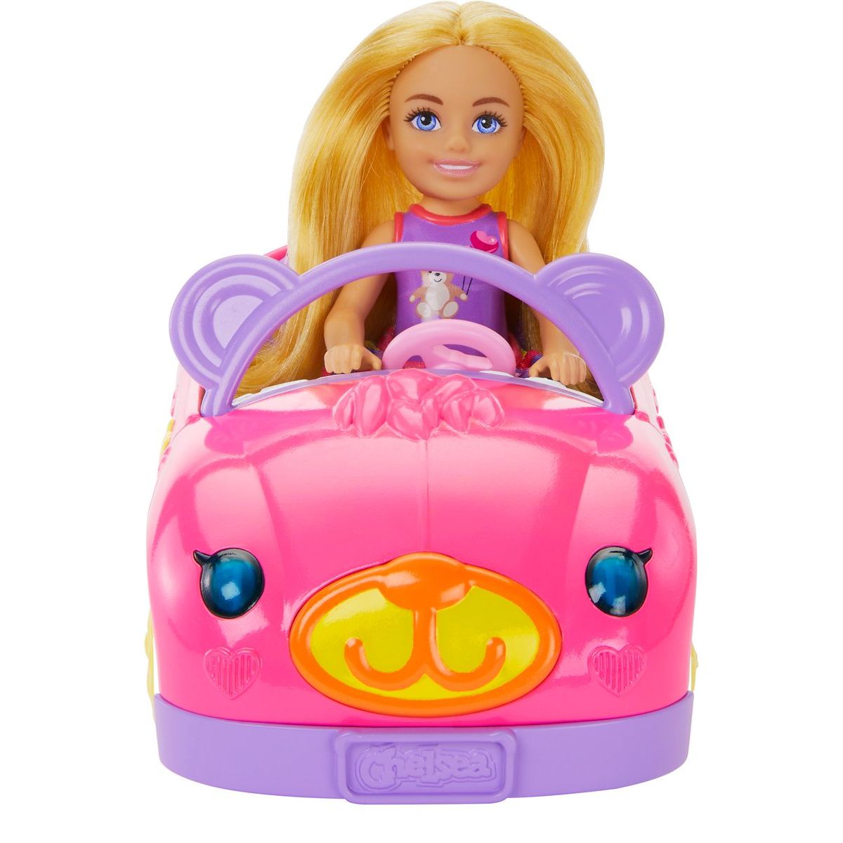 barbie chelsea pop met roze auto 09 detail chelsea in auto