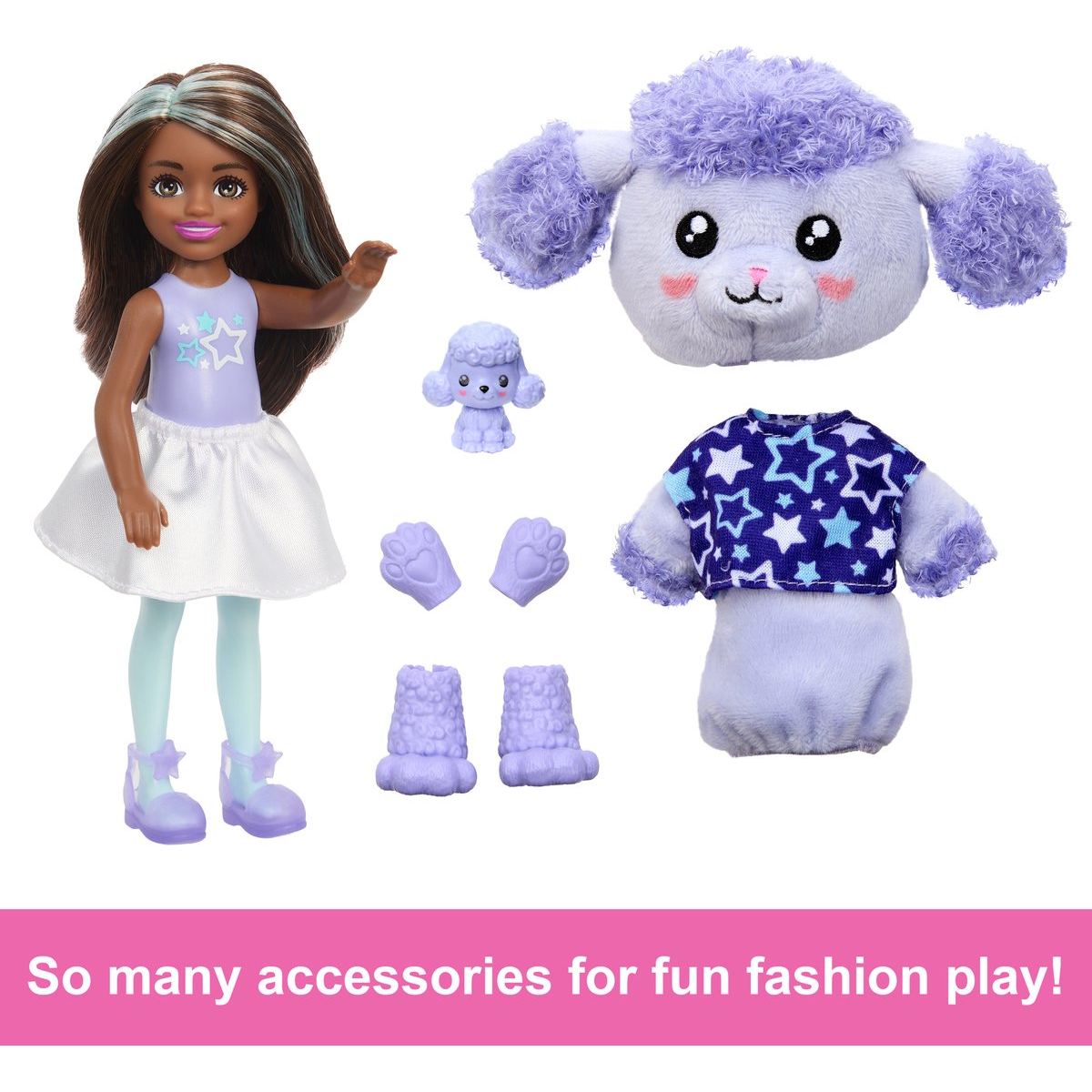 barbie cutie reveal paarse minipop 06 pop kostuum en accessoires