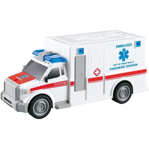 jollyvrooom ambulance met licht en geluid 01 ambulance schuin