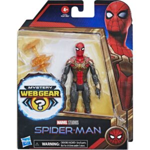 marvel spider man actiefiguur met webgear 03 verpakking voorkant
