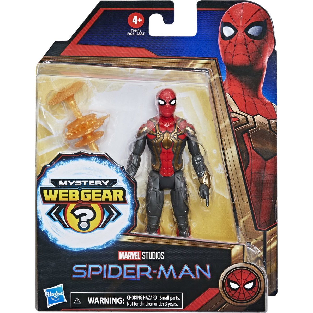 marvel spider man actiefiguur met webgear 03 verpakking voorkant