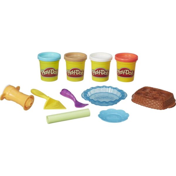 play doh playful pies cakejes en taartjes kleiset 01 kleipotjes en bakaccessoires