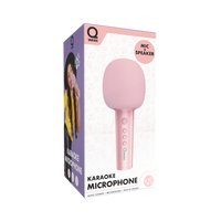 qware karaoke microfoon roze 04 verpakking