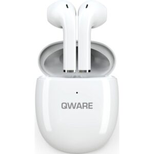 qware sound draadloze bluetooth oordopjes wit 01 oordopjes in open oplaadcase