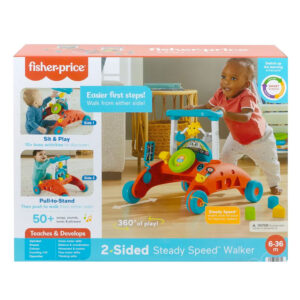 Fisher Price Fisher Price Tweezijdige loopwagen Peuter speelgoed met geluiden 01