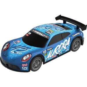 wonkycars rally car thunder light rc raceauto 01 blauwe raceauto schuin