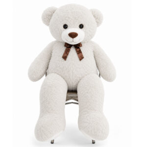 Beer 150cm knuffelbeer teddybeer wit 01 n